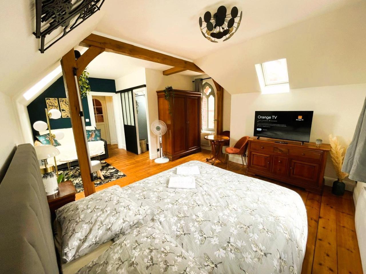 La Villa Bligny Etretat Ruang foto